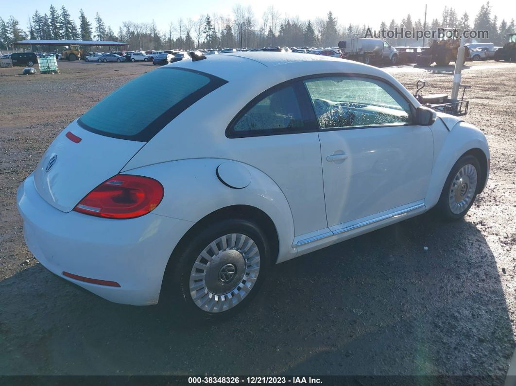 2014 Volkswagen Beetle 1.8t Белый vin: 3VWJ17AT9EM637568