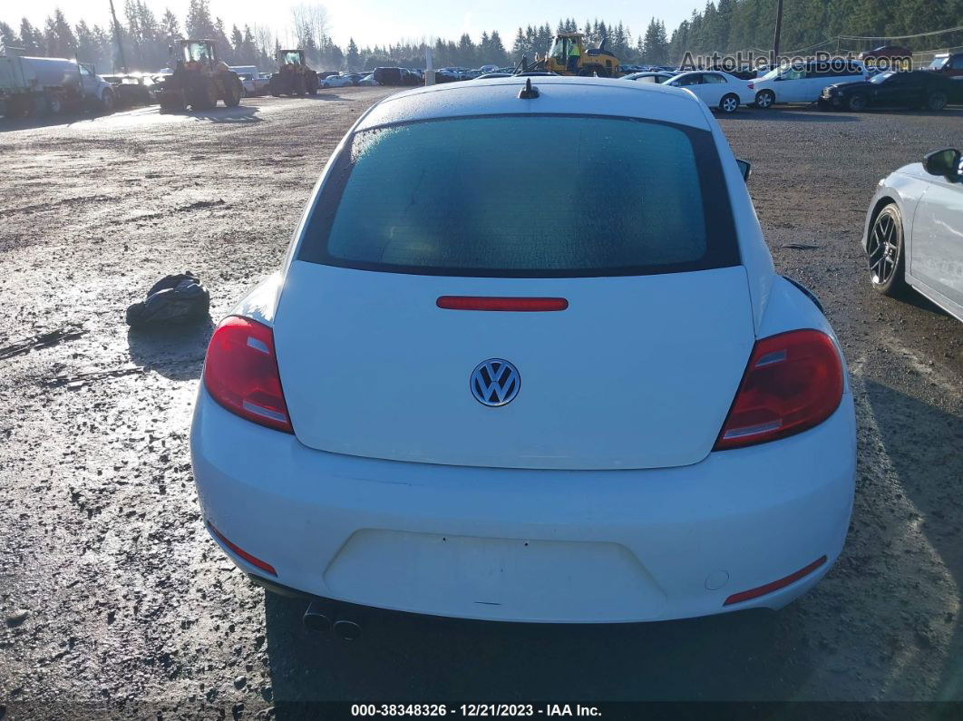 2014 Volkswagen Beetle 1.8t White vin: 3VWJ17AT9EM637568