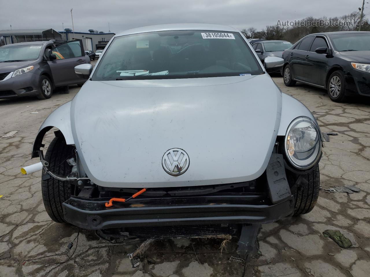 2014 Volkswagen Beetle  Silver vin: 3VWJ17AT9EM639241