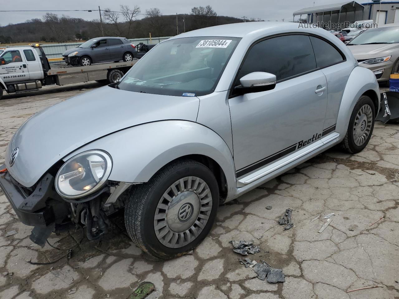 2014 Volkswagen Beetle  Silver vin: 3VWJ17AT9EM639241