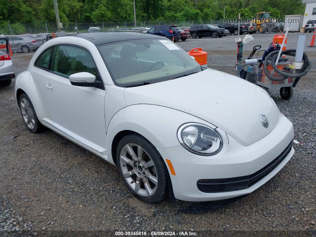 2016 Volkswagen Beetle 1.8t Sel White vin: 3VWJ17AT9GM600944