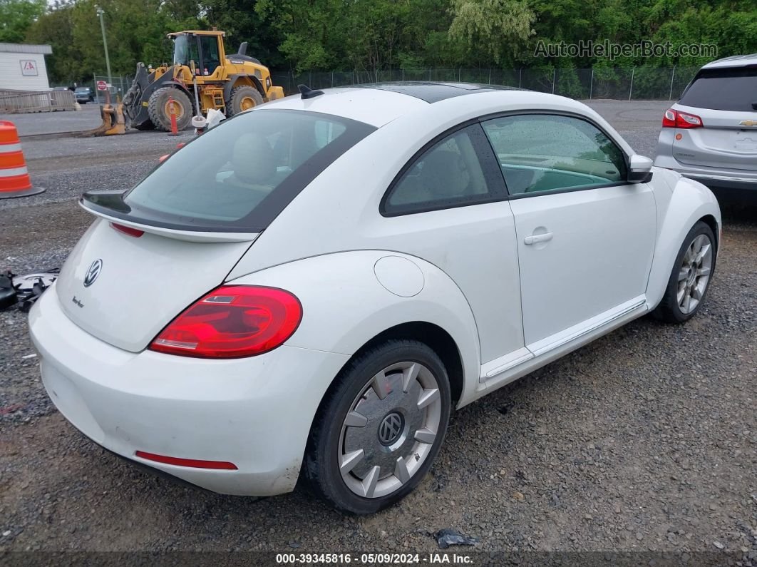 2016 Volkswagen Beetle 1.8t Sel White vin: 3VWJ17AT9GM600944