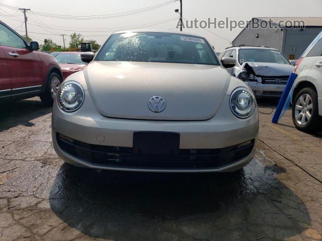 2016 Volkswagen Beetle Se Beige vin: 3VWJ17AT9GM605674