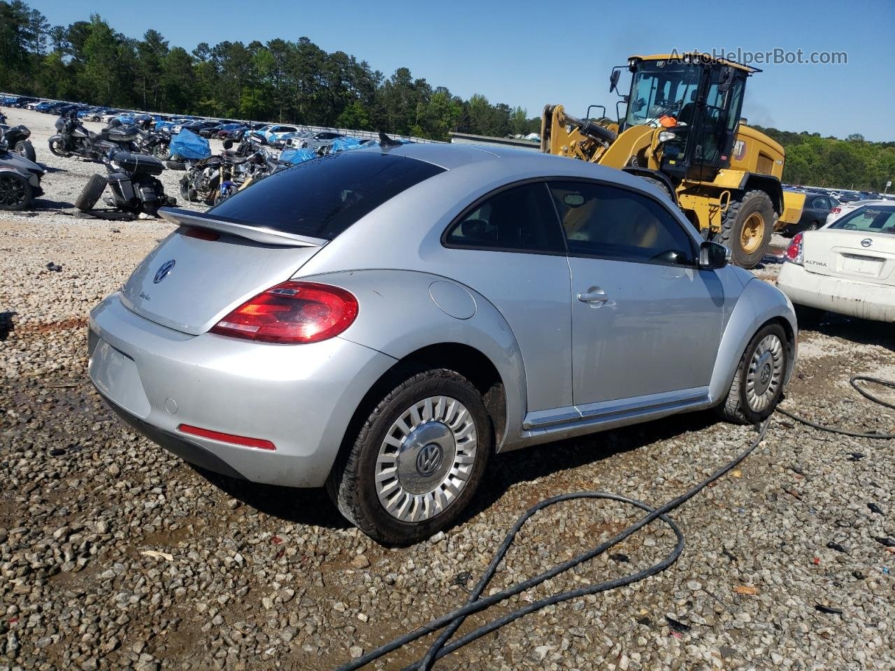2016 Volkswagen Beetle Se Silver vin: 3VWJ17AT9GM606629