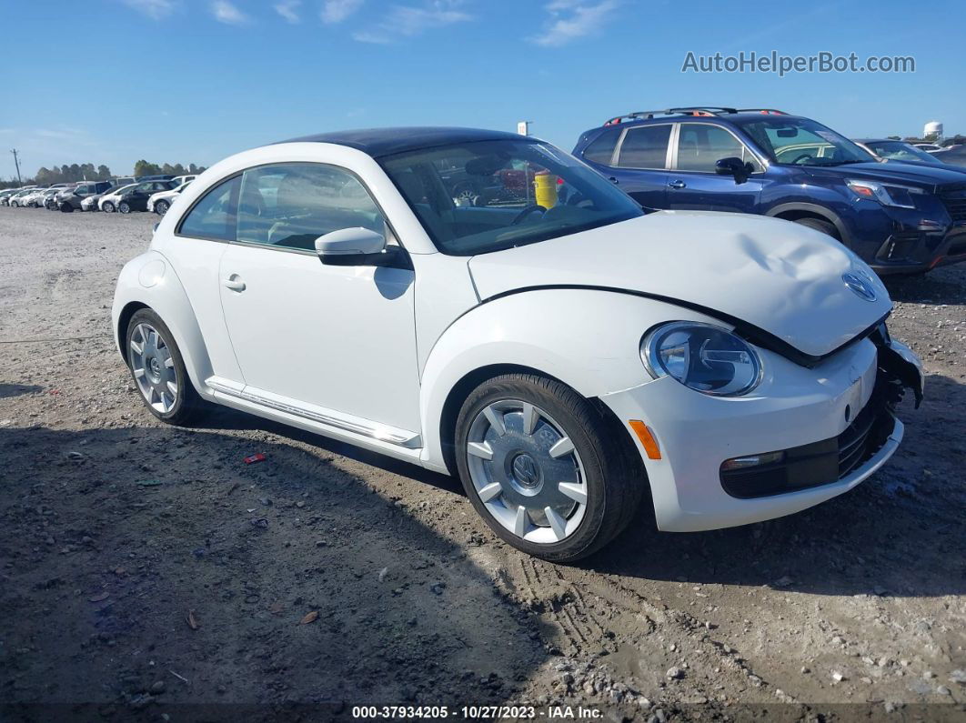 2016 Volkswagen Beetle Coupe 1.8t Sel White vin: 3VWJ17AT9GM606680