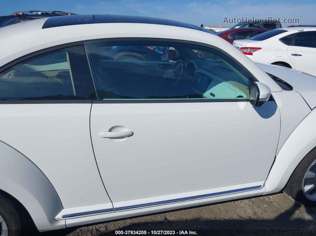 2016 Volkswagen Beetle Coupe 1.8t Sel White vin: 3VWJ17AT9GM606680