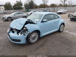 2014 Volkswagen Beetle 1.8t Light Blue vin: 3VWJ17ATXEM660454