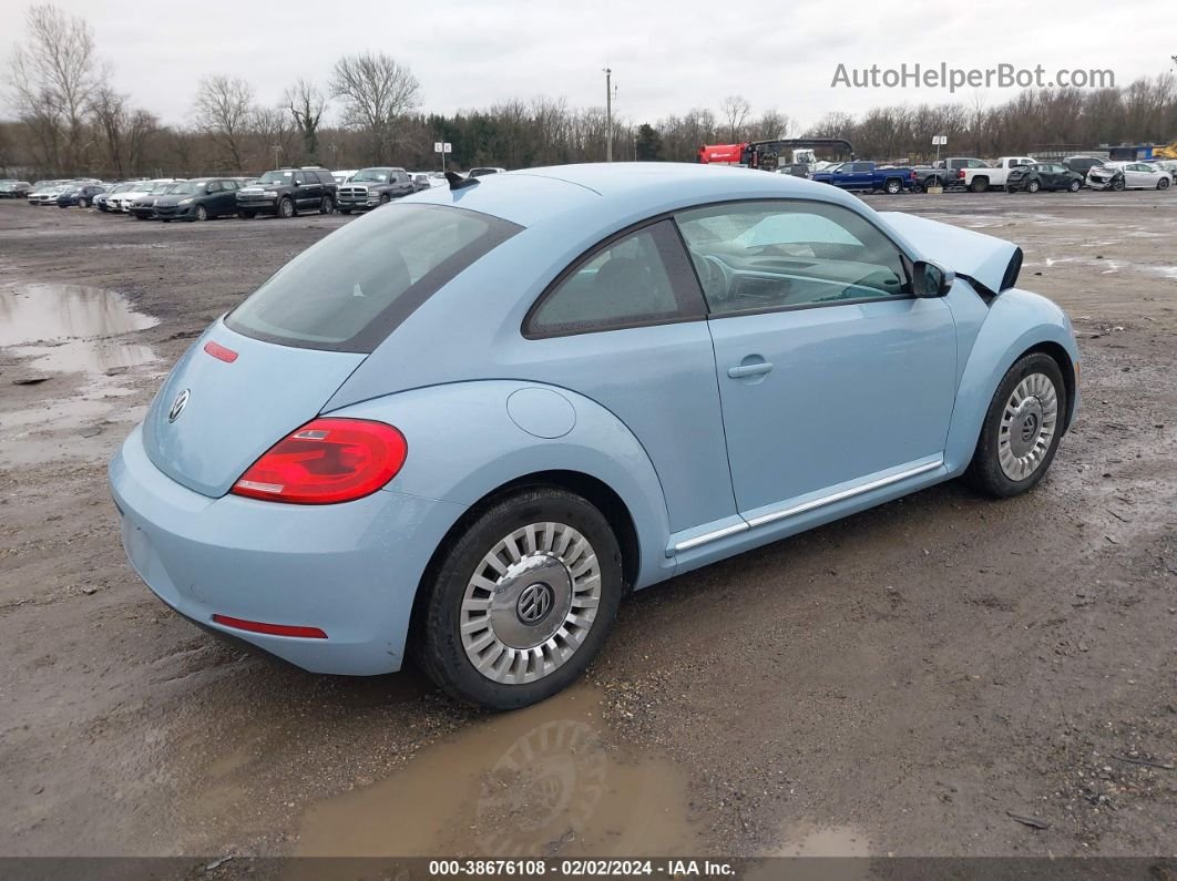 2014 Volkswagen Beetle 1.8t Light Blue vin: 3VWJ17ATXEM660454