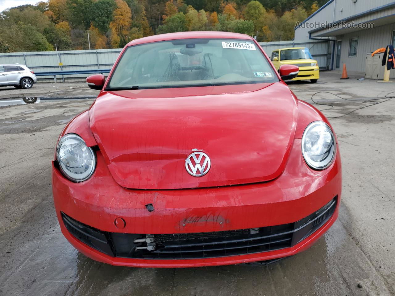 2016 Volkswagen Beetle Se Red vin: 3VWJ17ATXGM616098