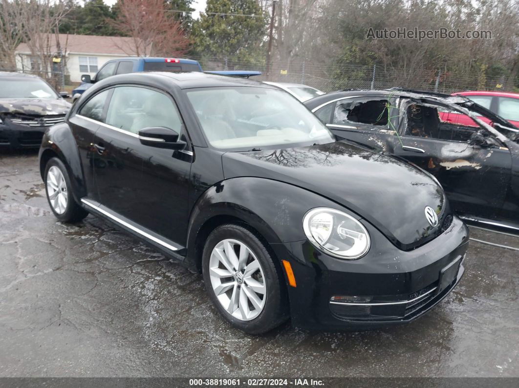 2014 Volkswagen Beetle 2.0l Tdi Black vin: 3VWJL7AT4EM605184