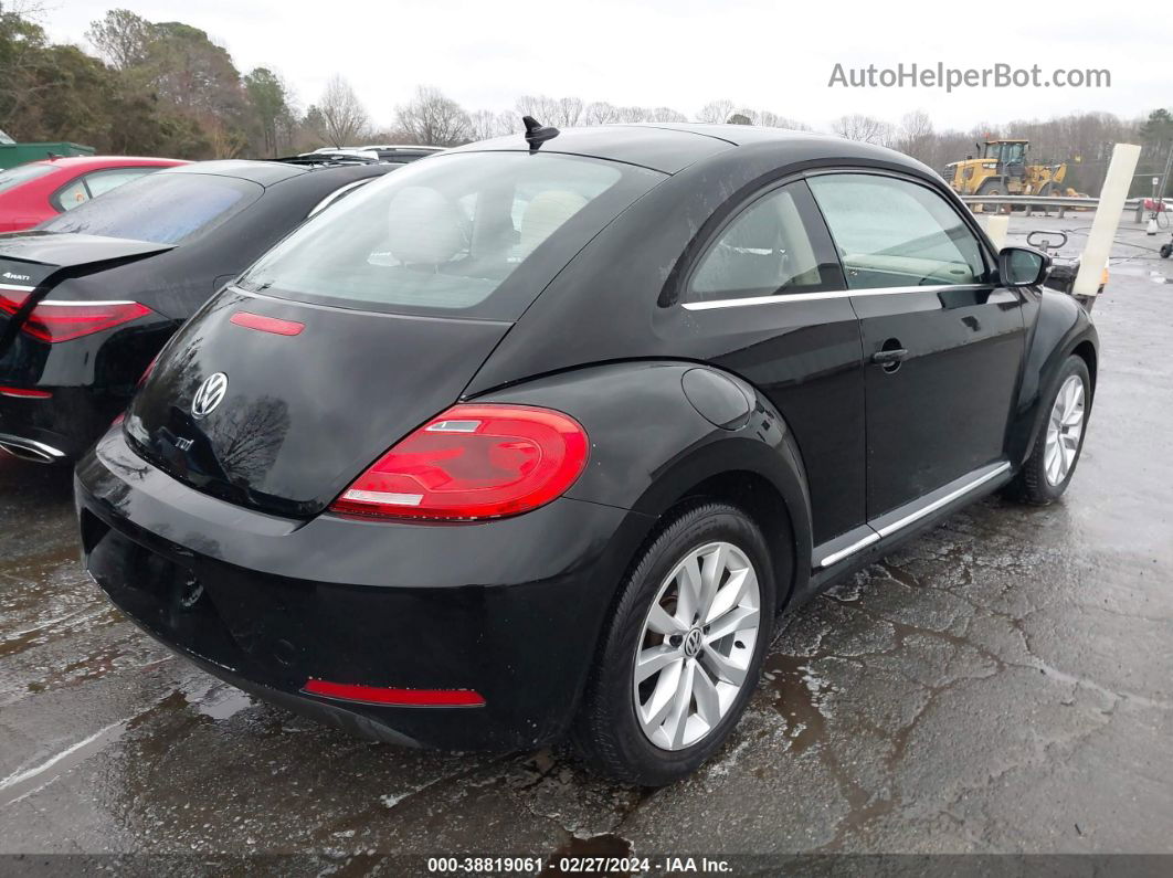 2014 Volkswagen Beetle 2.0l Tdi Black vin: 3VWJL7AT4EM605184