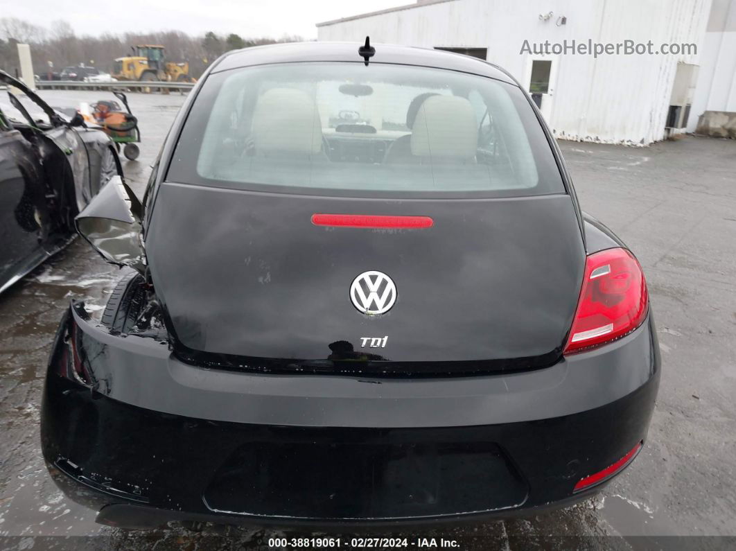 2014 Volkswagen Beetle 2.0l Tdi Black vin: 3VWJL7AT4EM605184