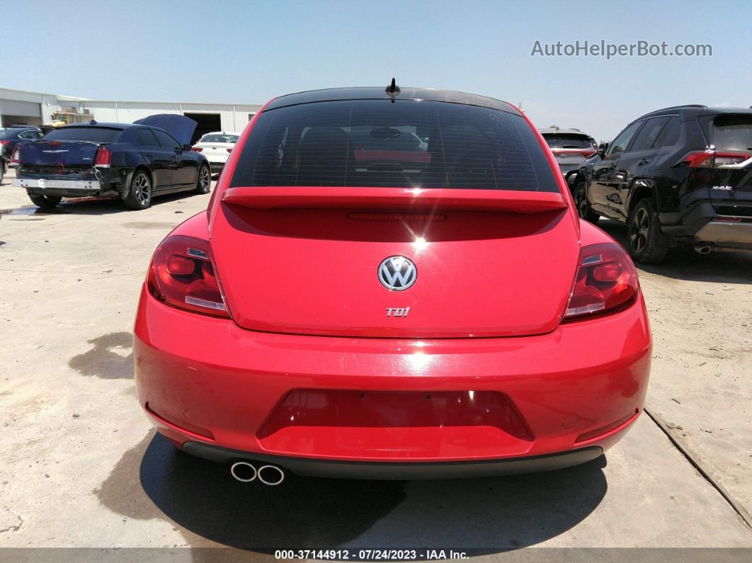 2014 Volkswagen Beetle Coupe 2.0l Tdi W/sun/sound/nav Красный vin: 3VWJL7AT5EM632300