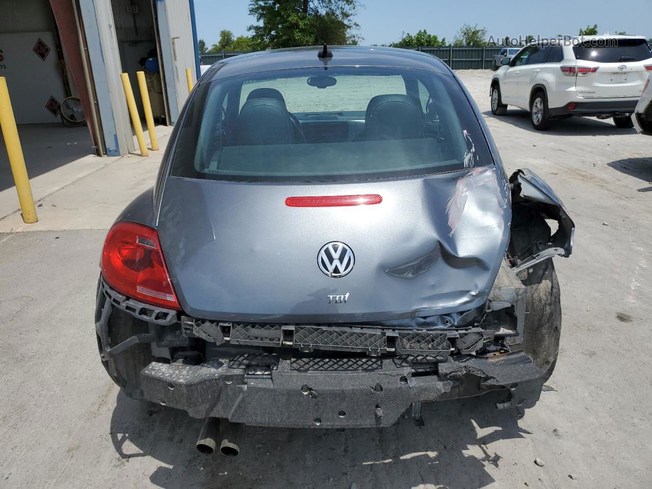 2014 Volkswagen Beetle  Gray vin: 3VWJL7AT5EM655088