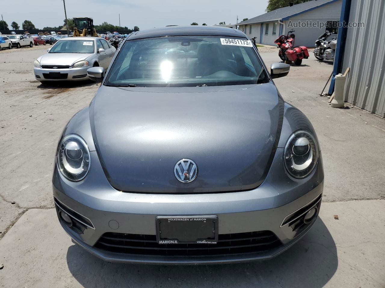 2014 Volkswagen Beetle  Gray vin: 3VWJL7AT5EM655088