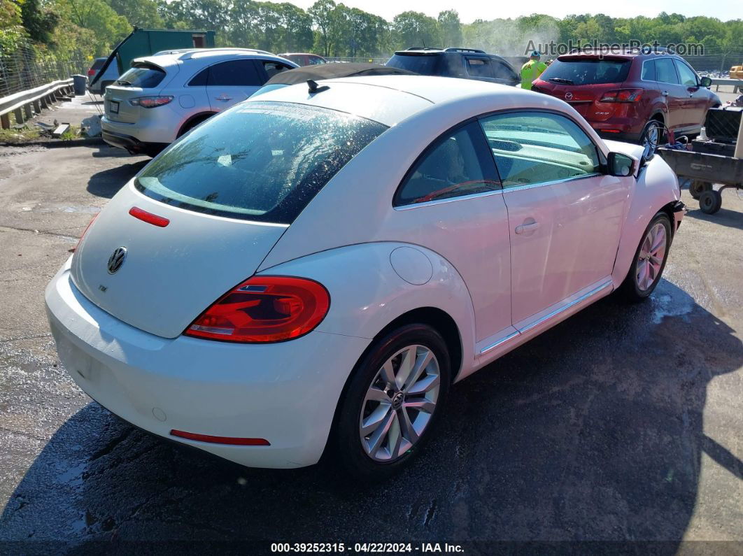 2014 Volkswagen Beetle 2.0l Tdi White vin: 3VWJL7AT8EM606774