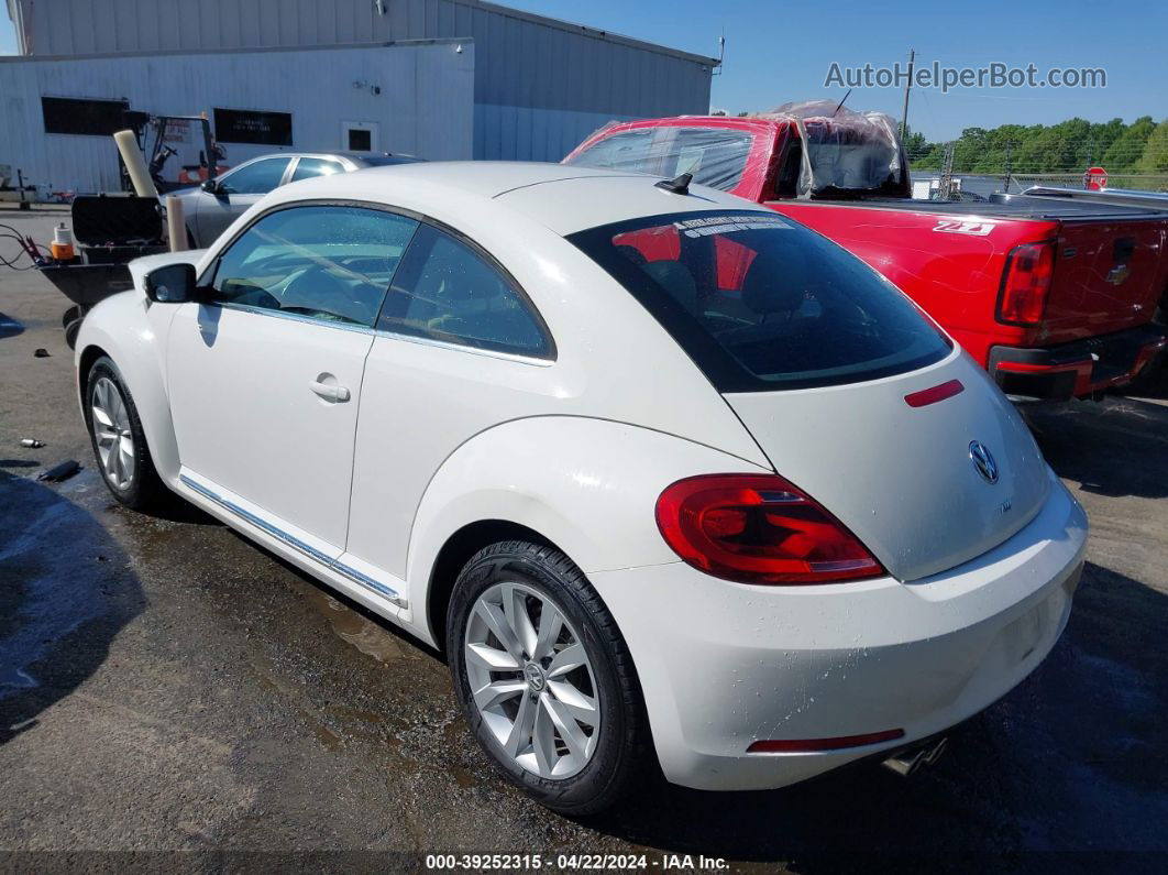 2014 Volkswagen Beetle 2.0l Tdi White vin: 3VWJL7AT8EM606774