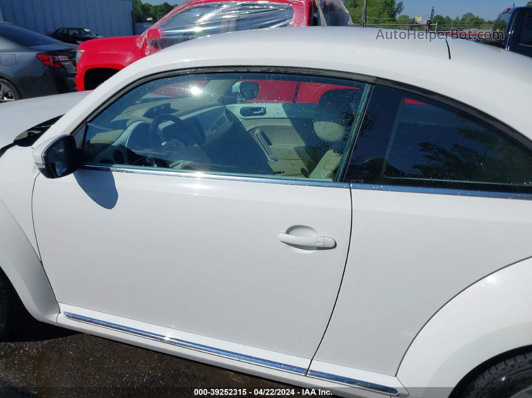 2014 Volkswagen Beetle 2.0l Tdi White vin: 3VWJL7AT8EM606774