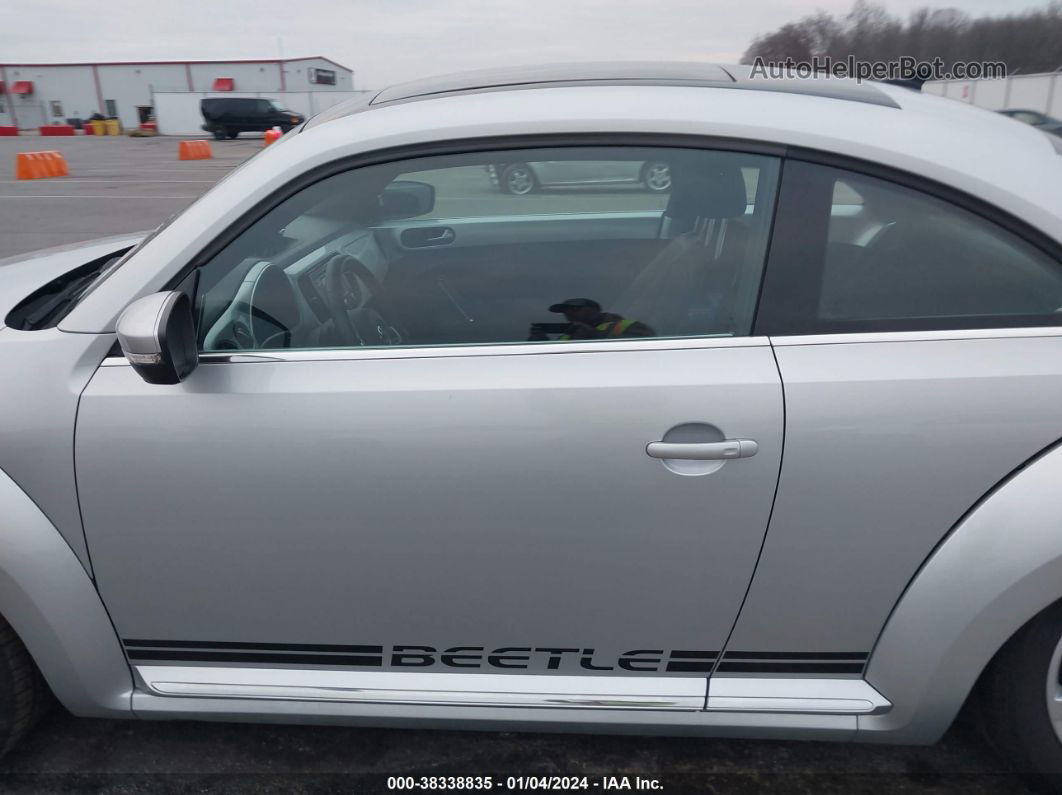 2014 Volkswagen Beetle 2.0l Tdi Silver vin: 3VWJL7AT8EM614518