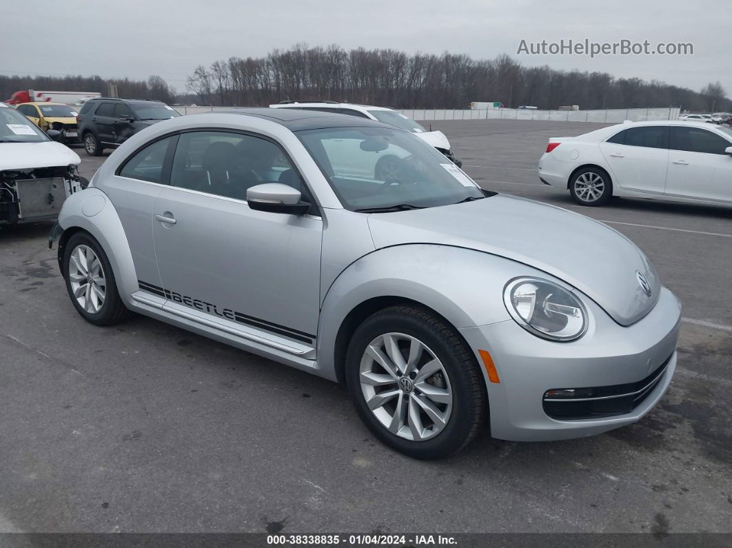 2014 Volkswagen Beetle 2.0l Tdi Silver vin: 3VWJL7AT8EM614518