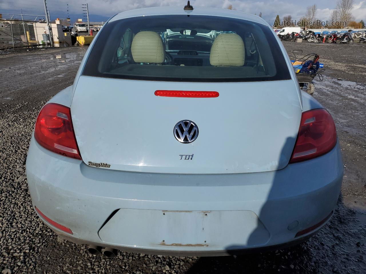 2014 Volkswagen Beetle  Синий vin: 3VWJL7AT8EM662763