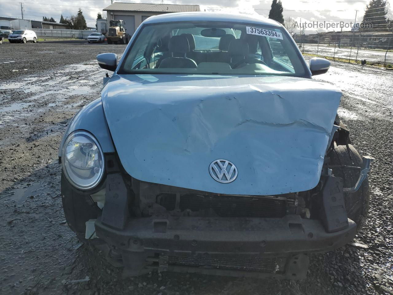 2014 Volkswagen Beetle  Синий vin: 3VWJL7AT8EM662763