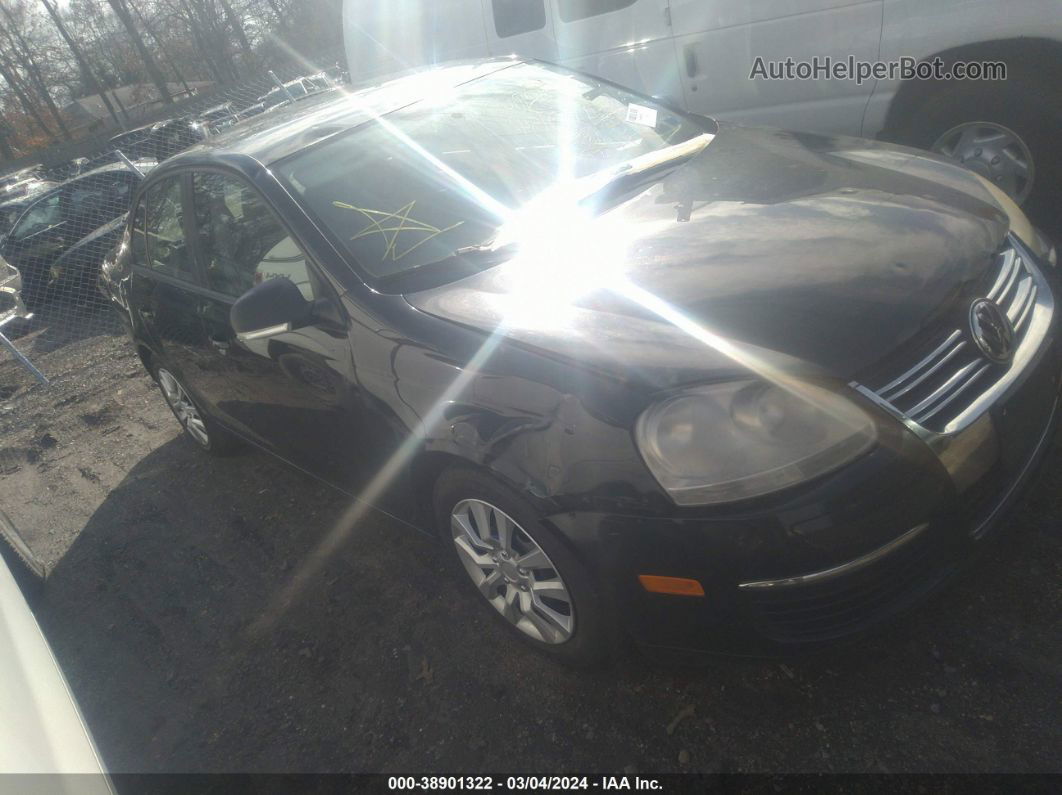 2009 Volkswagen Jetta S Black vin: 3VWJM71K09M091148