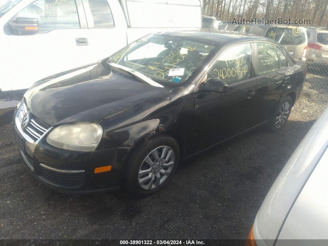 2009 Volkswagen Jetta S Black vin: 3VWJM71K09M091148