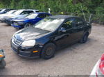 2009 Volkswagen Jetta S Black vin: 3VWJM71K09M132491