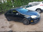 2009 Volkswagen Jetta S Black vin: 3VWJM71K09M132491