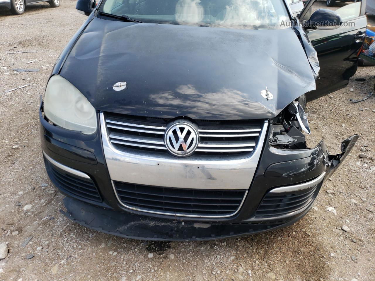 2009 Volkswagen Jetta S Черный vin: 3VWJM71K09M169041