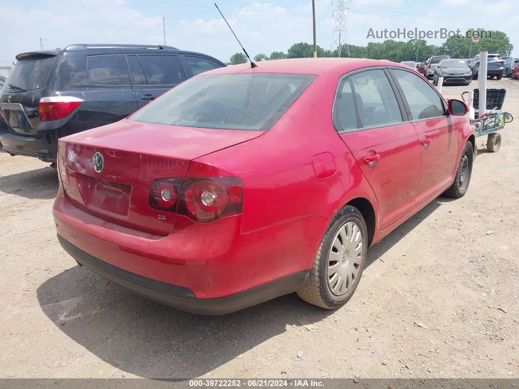 2009 Volkswagen Jetta S Red vin: 3VWJM71K19M012179