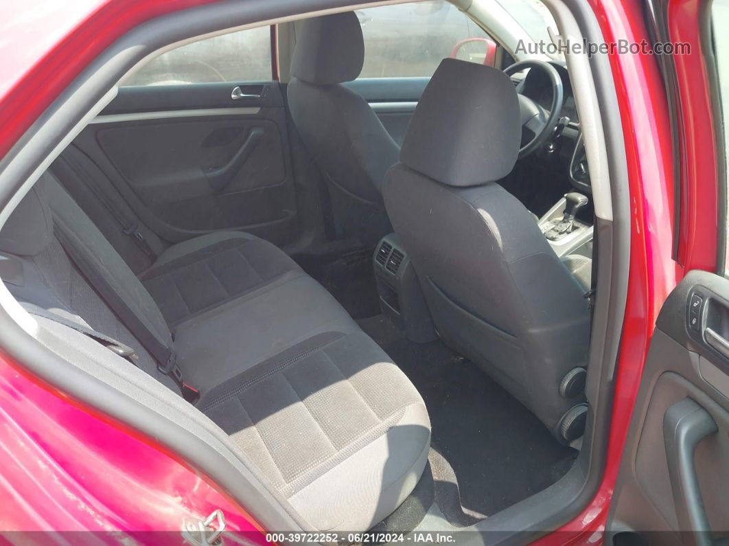 2009 Volkswagen Jetta S Red vin: 3VWJM71K19M012179