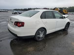 2009 Volkswagen Jetta S White vin: 3VWJM71K19M055985