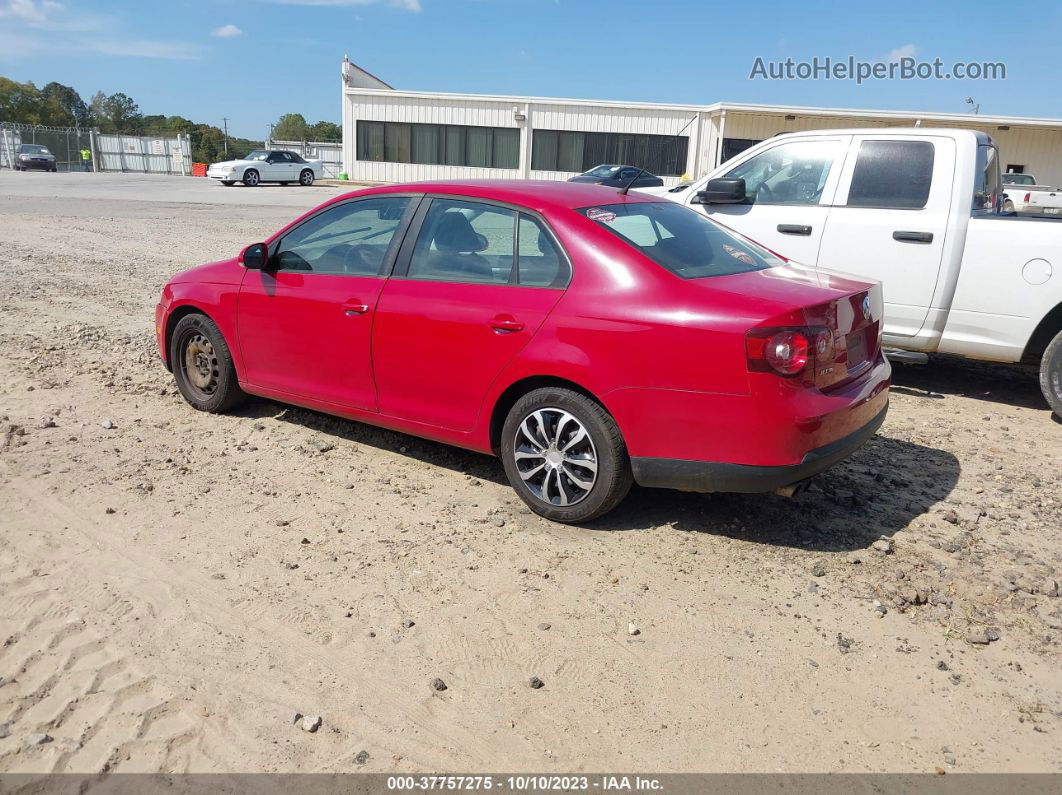 2009 Volkswagen Jetta S Красный vin: 3VWJM71K19M091935