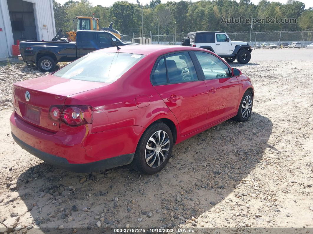 2009 Volkswagen Jetta S Red vin: 3VWJM71K19M091935