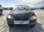 2009 Volkswagen Jetta S Black vin: 3VWJM71K29M097193