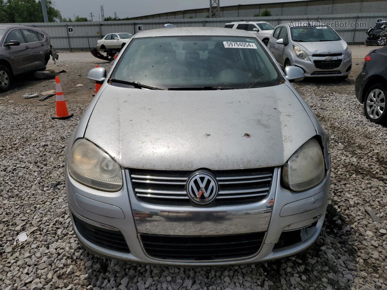 2009 Volkswagen Jetta S Silver vin: 3VWJM71K29M166478