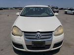 2009 Volkswagen Jetta S White vin: 3VWJM71K39M127351