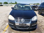 2009 Volkswagen Jetta S Black vin: 3VWJM71K39M179658