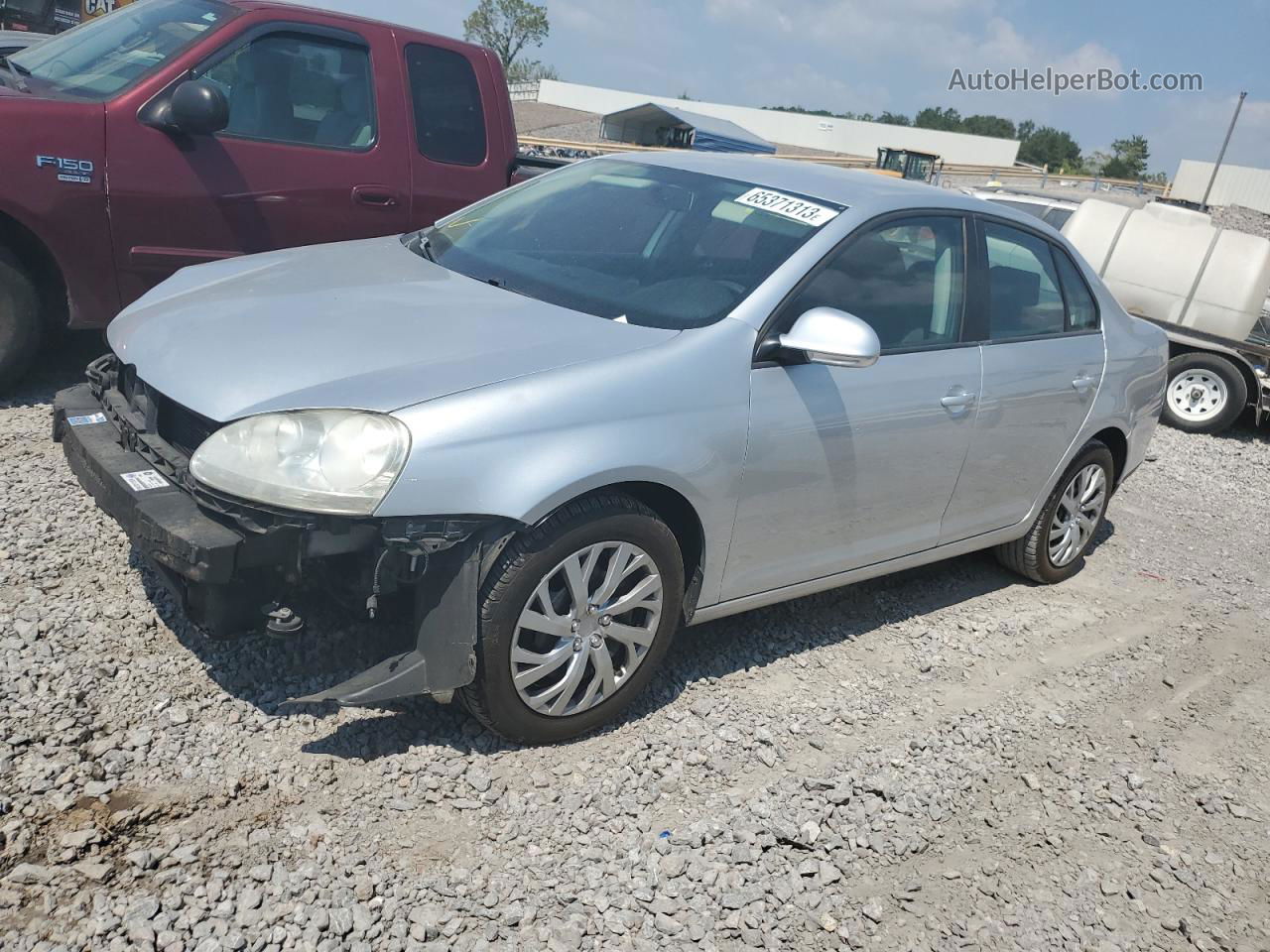 2009 Volkswagen Jetta S Серебряный vin: 3VWJM71K39M180230