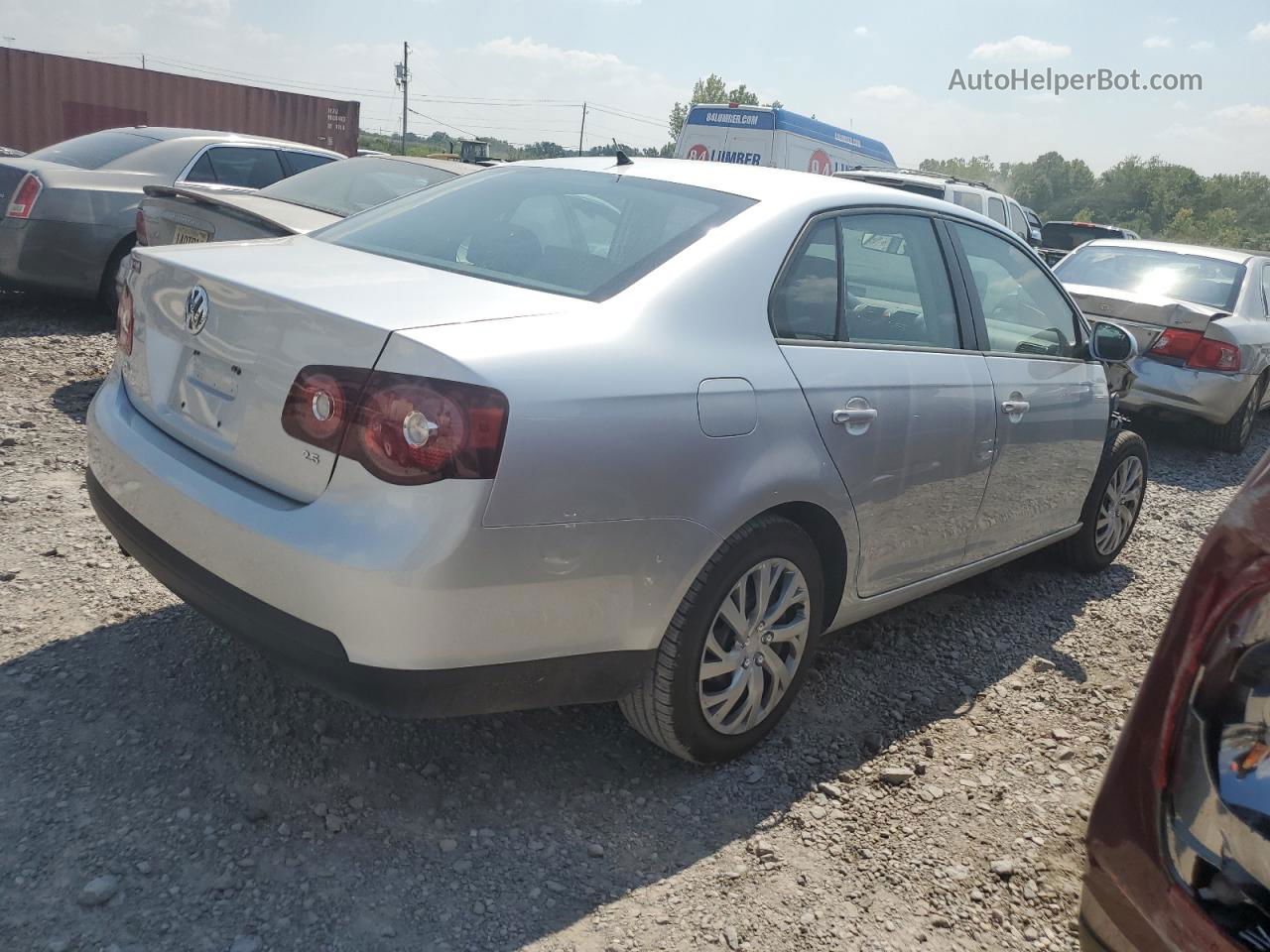 2009 Volkswagen Jetta S Серебряный vin: 3VWJM71K39M180230