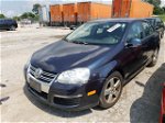 2009 Volkswagen Jetta S Blue vin: 3VWJM71K49M016162