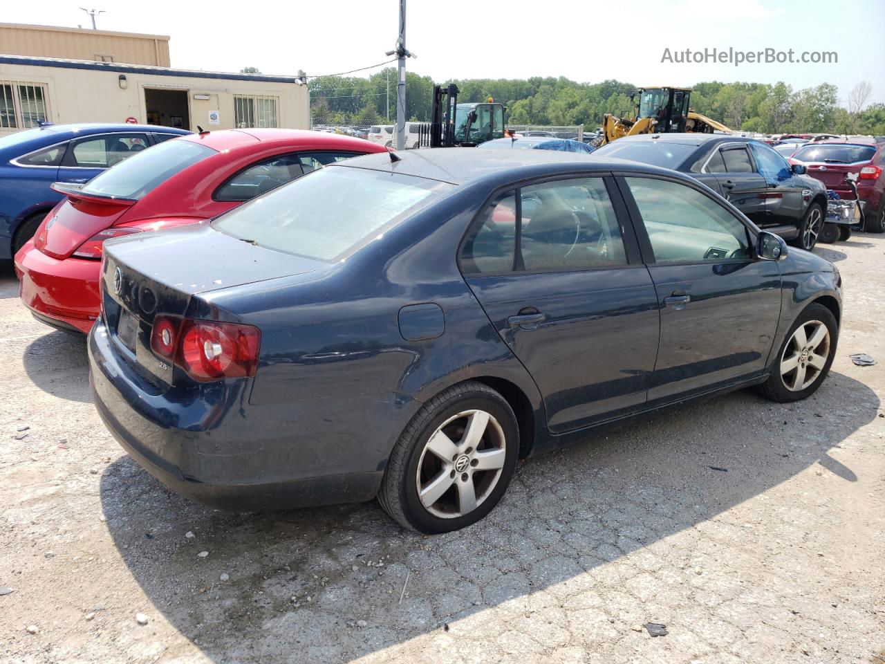 2009 Volkswagen Jetta S Blue vin: 3VWJM71K49M016162