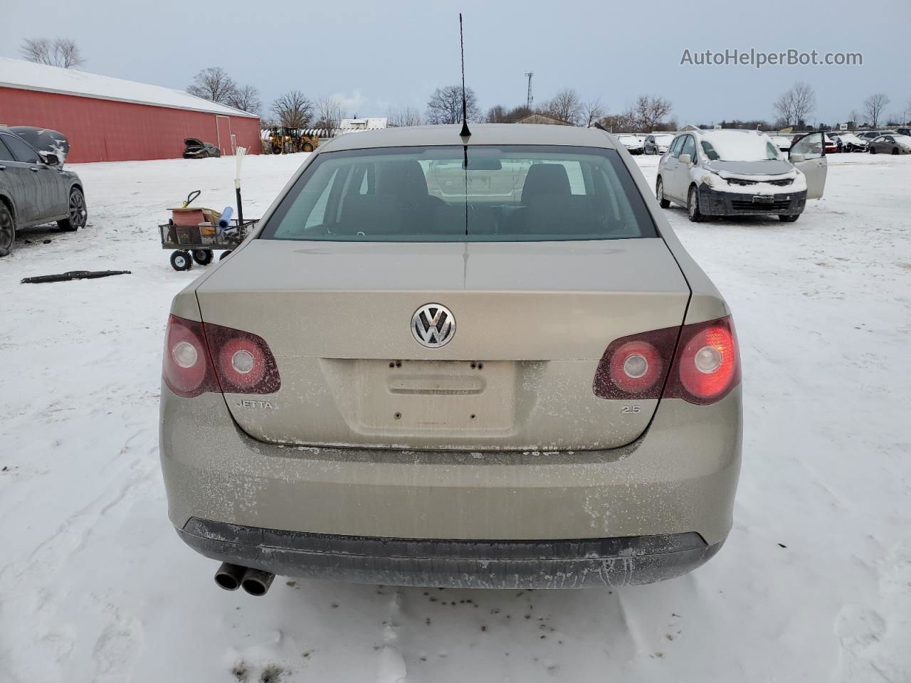 2009 Volkswagen Jetta S Бежевый vin: 3VWJM71K49M024665