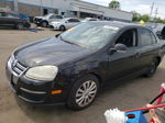 2009 Volkswagen Jetta S Черный vin: 3VWJM71K49M073574