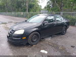 2009 Volkswagen Jetta Sedan S Black vin: 3VWJM71K59M031415