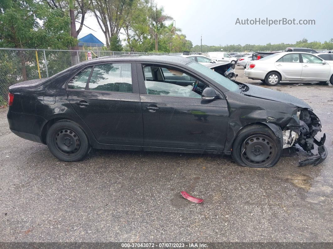 2009 Volkswagen Jetta Sedan S Black vin: 3VWJM71K59M031415