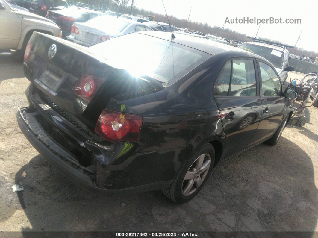 2009 Volkswagen Jetta Sedan S Black vin: 3VWJM71K69M018477