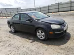 2009 Volkswagen Jetta S Black vin: 3VWJM71K69M098251